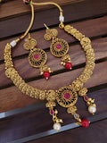 Golden Ruby Necklace