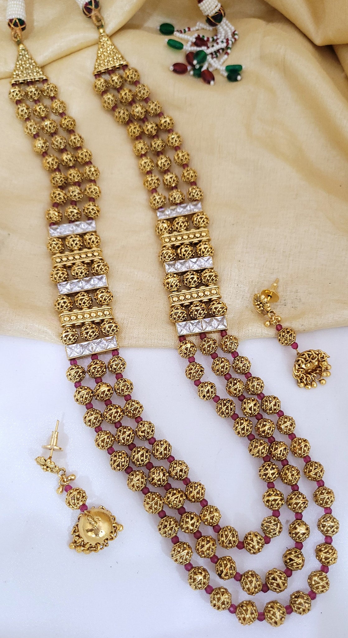 Golden Moti Mala