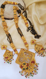 Matt Polish Mangalsutra Beads 34inche