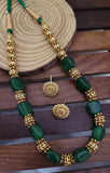 Green Golden Mala