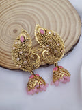 Peacock Golden Earings