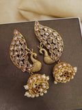 Peacock Golden Earings