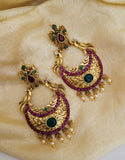 Ruby Green Earings