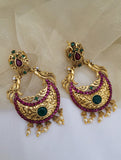 Ruby Green Earings