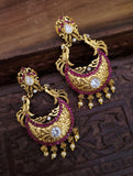 Ruby Golden Earings