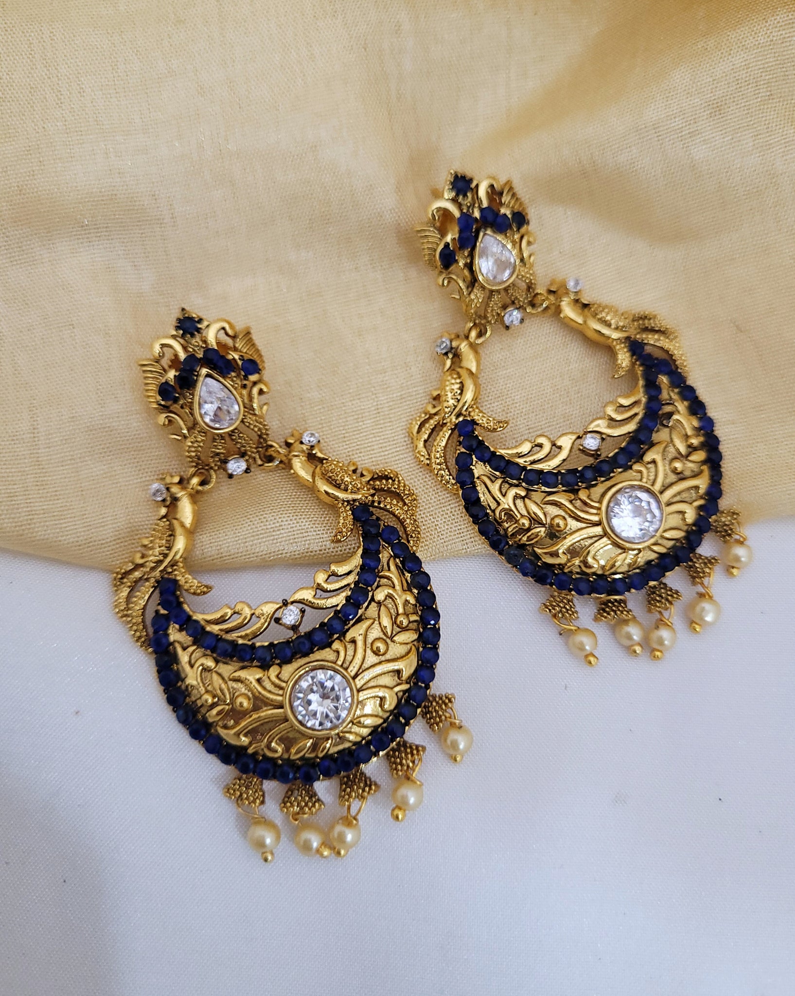 Blue Stone Earings