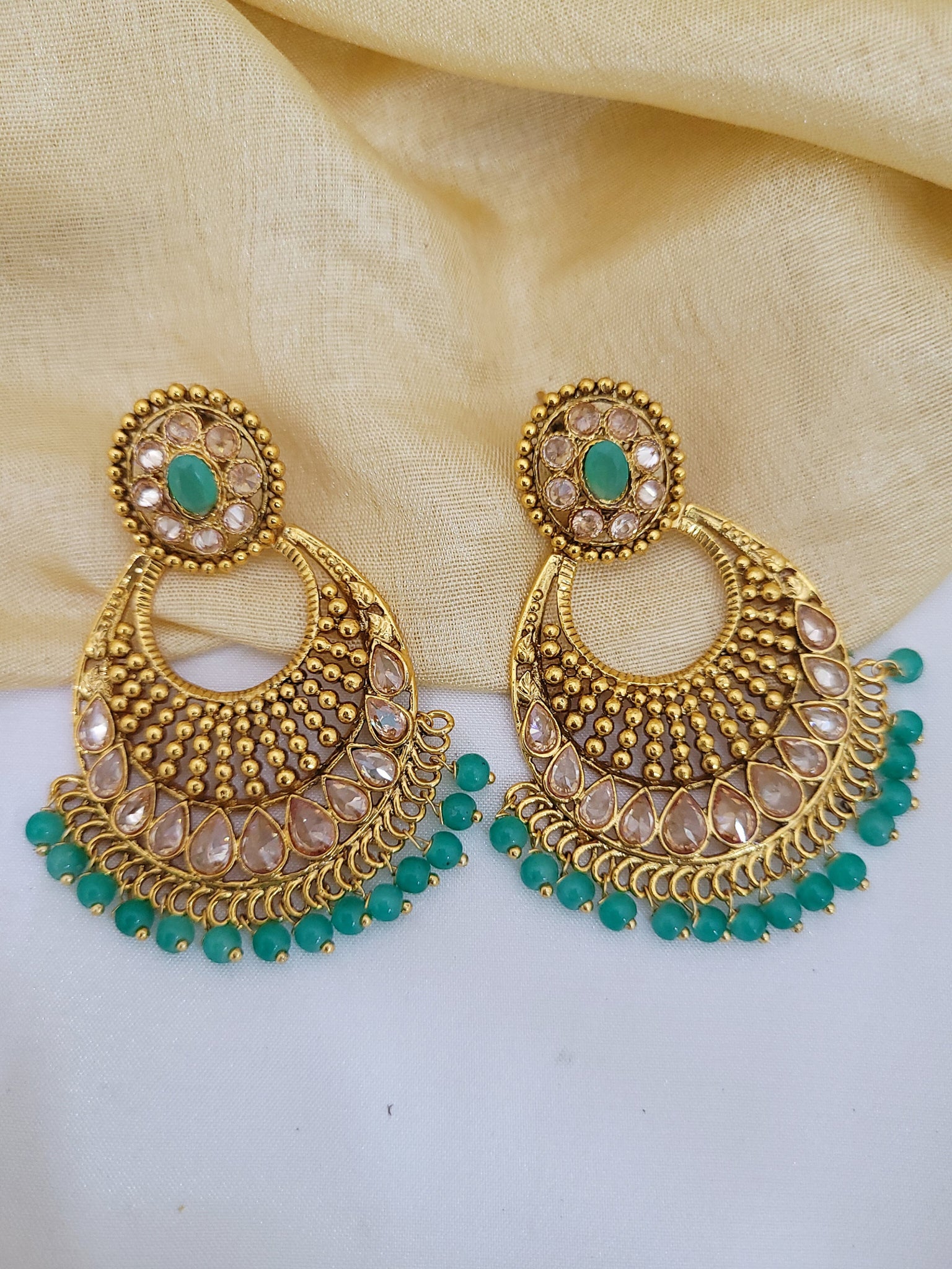 Golden Traditional Earings