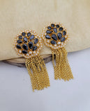 Black Stone Earings