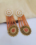 Orange Colour Earings