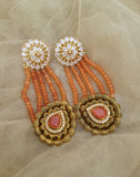 Orange Colour Earings