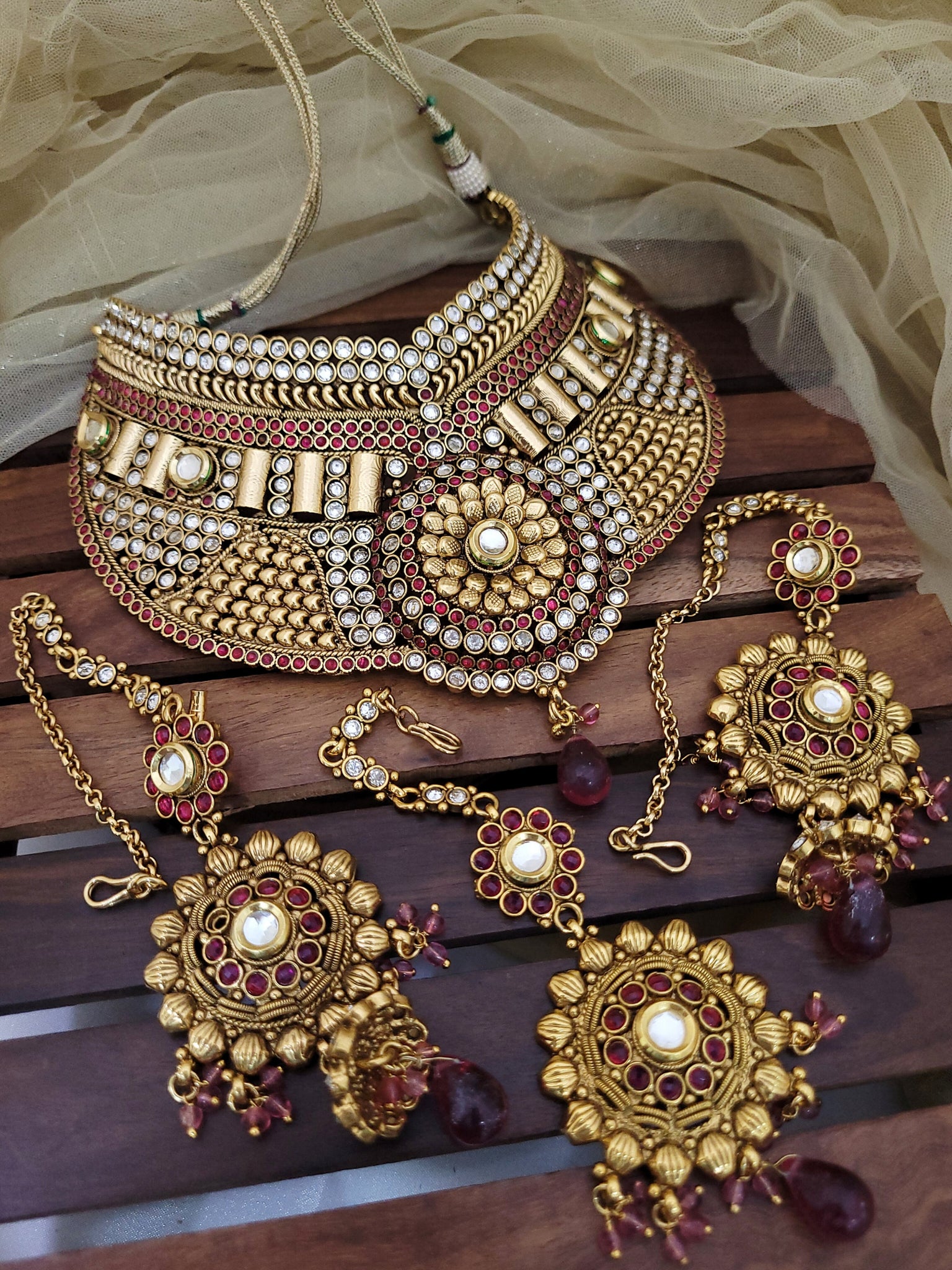 Ruby Golden Necklace