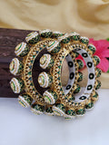 Green Meenakari Bangle