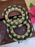 Green Meenakari Bangle