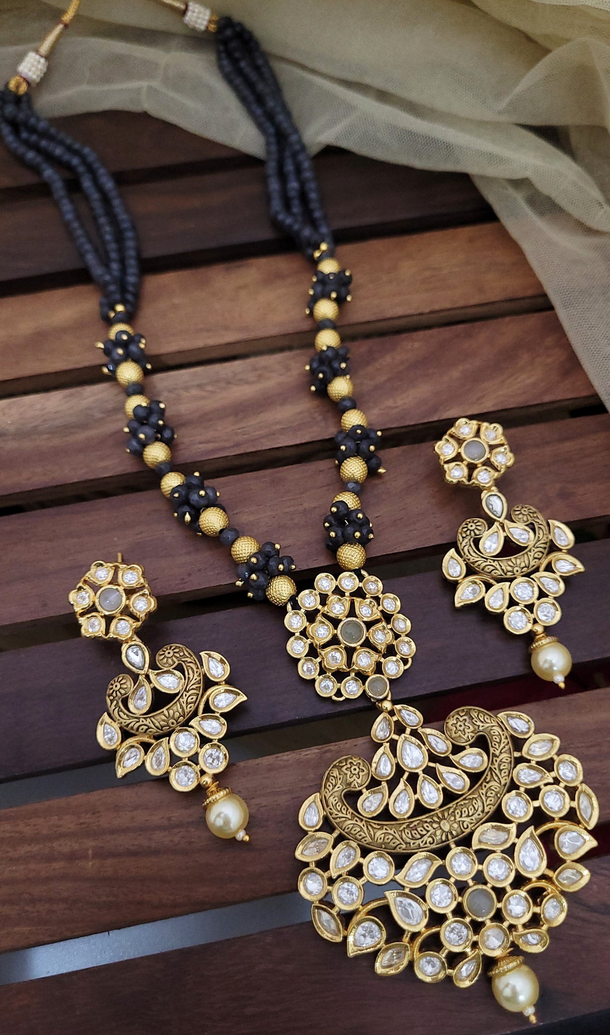 Kundan Long Set