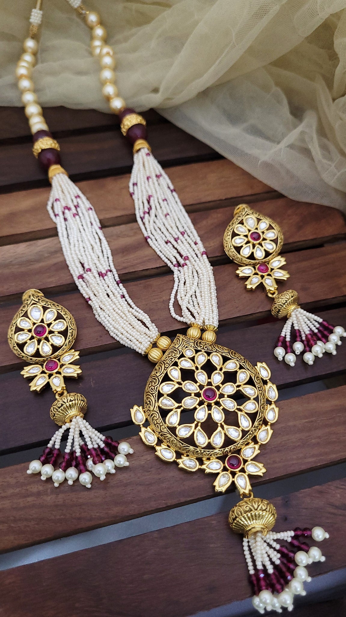 Kundan Long Set