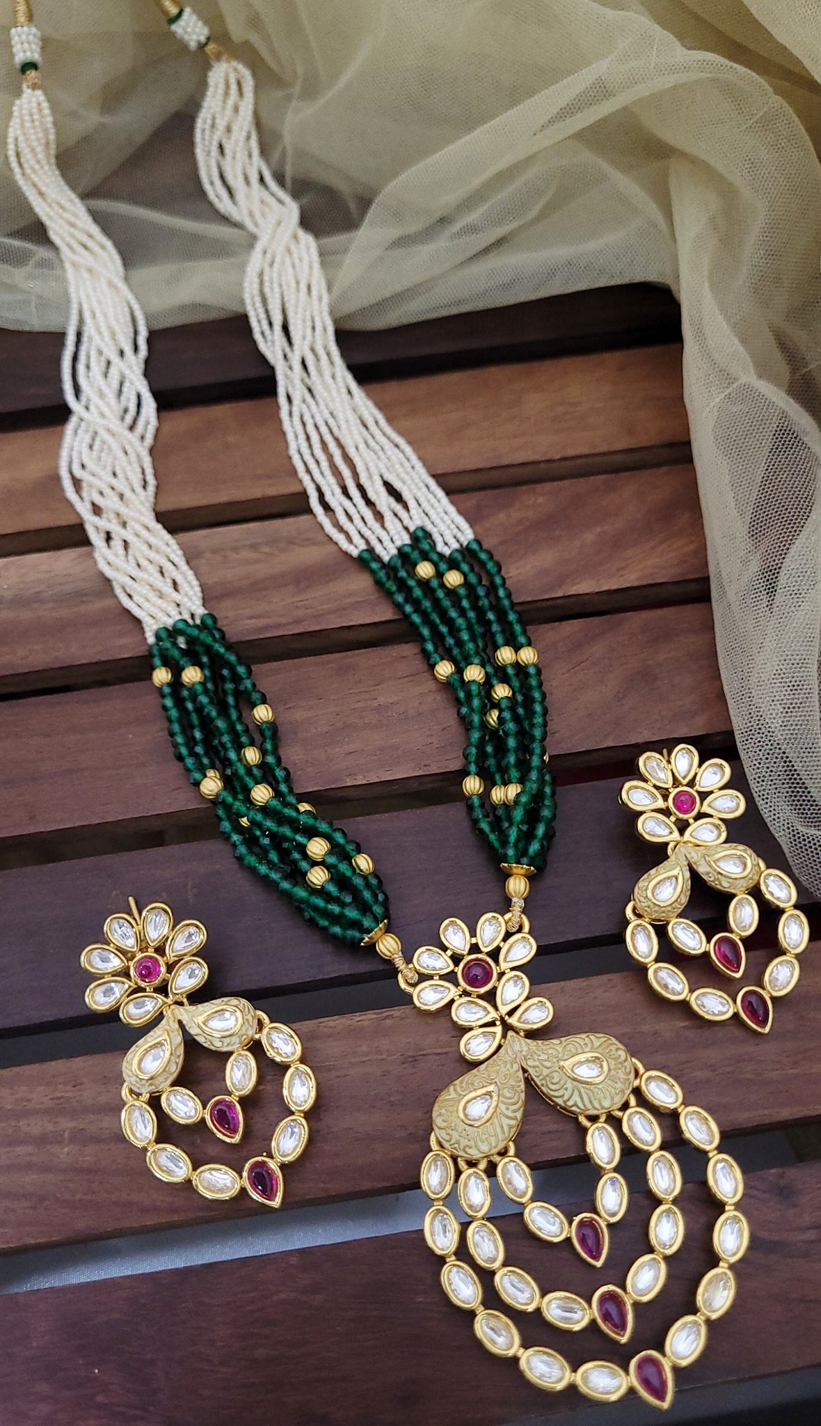 Kundan Long Set