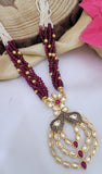 Kundan Ruby Long Set