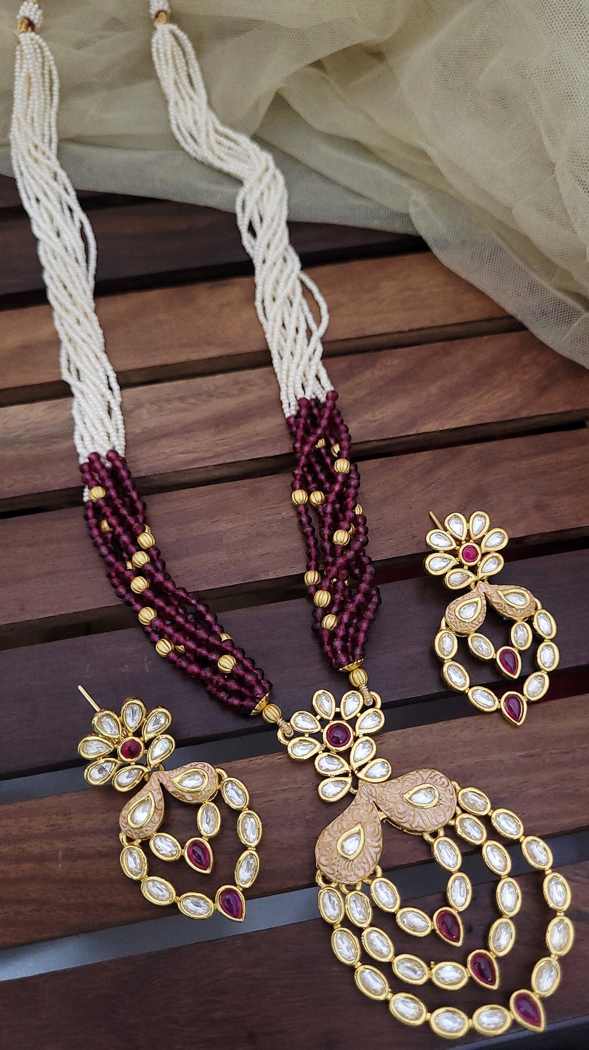 Kundan Long Set