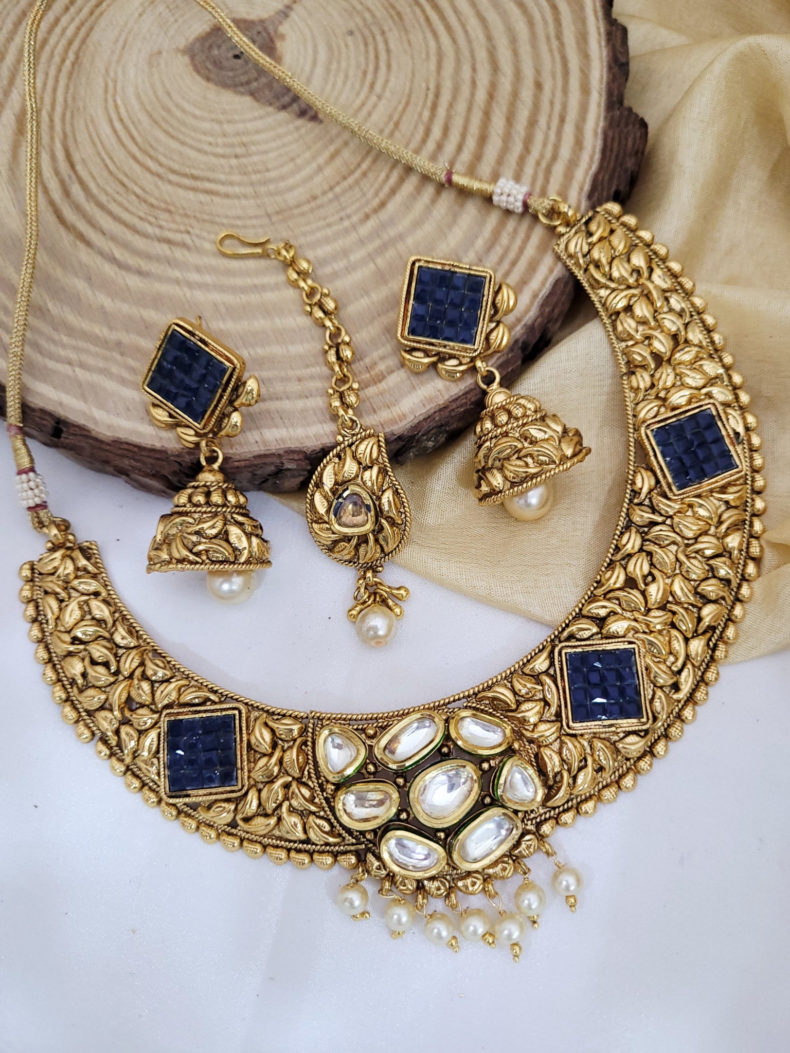 Kundan Golden Necklace