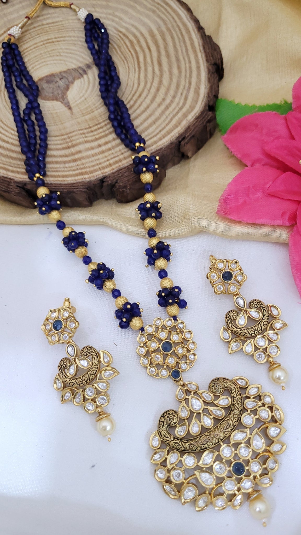 Kundan Long Set