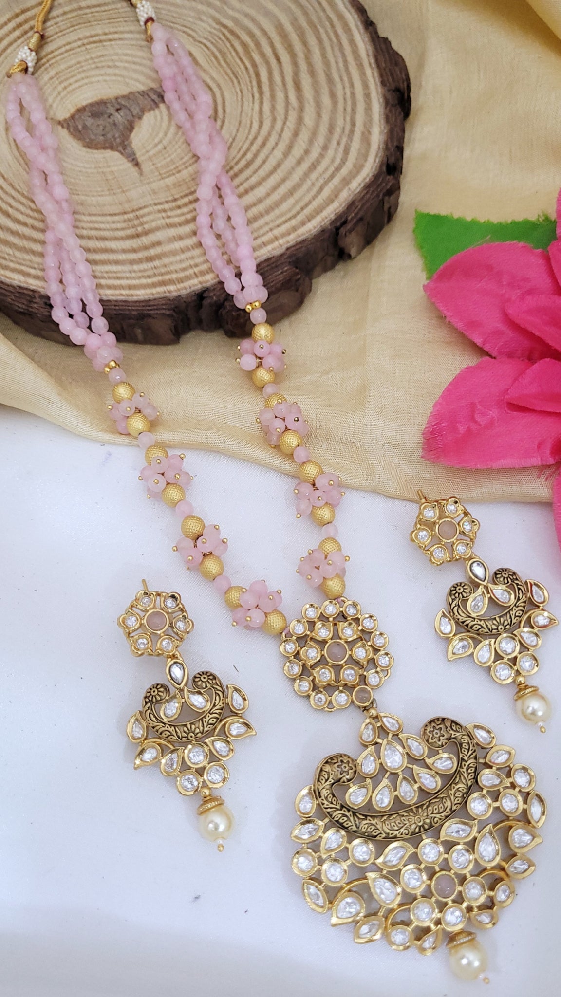 Kundan Long Set