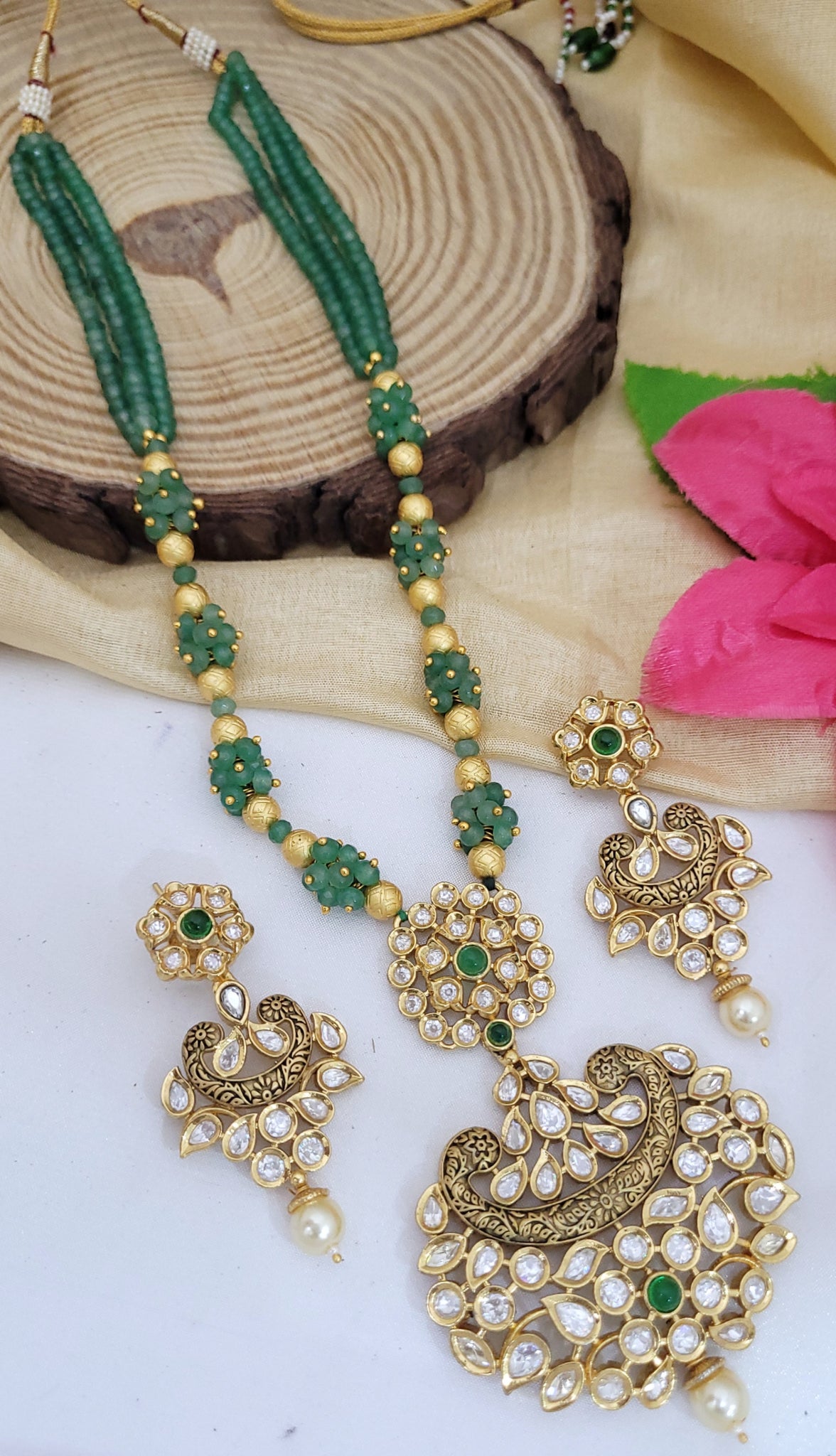 Kundan Long Set