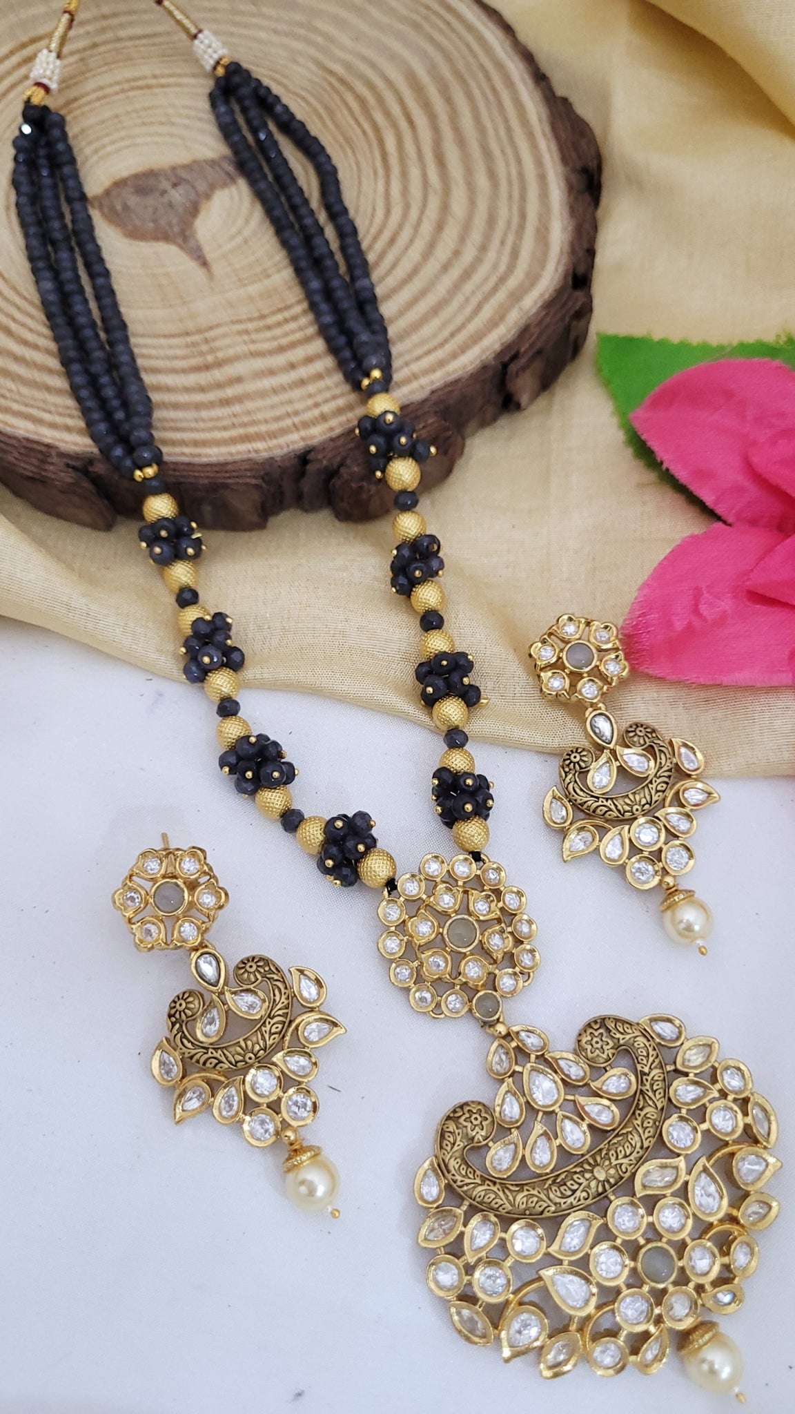 Kundan Long Set