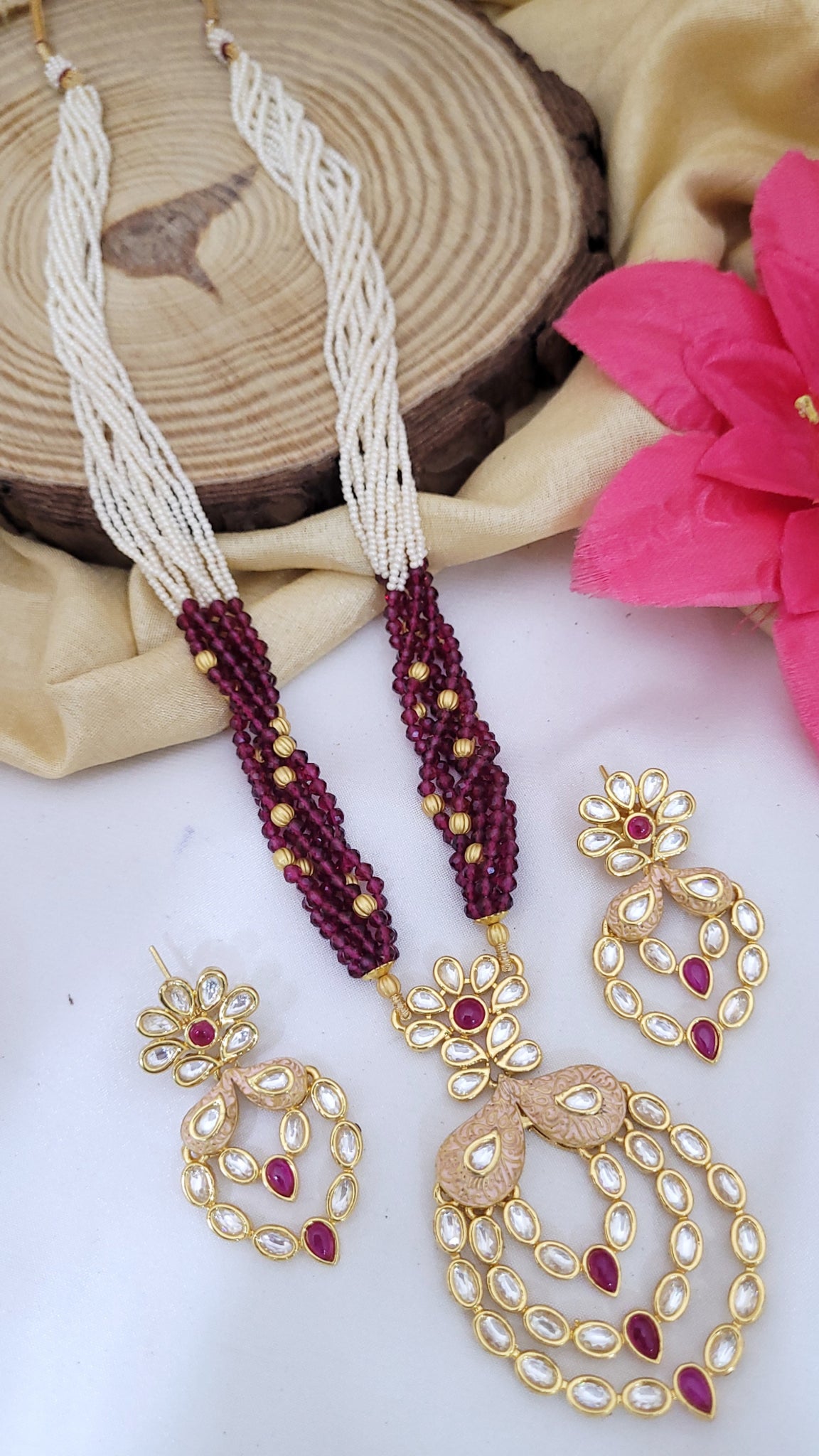 Kundan Long Set