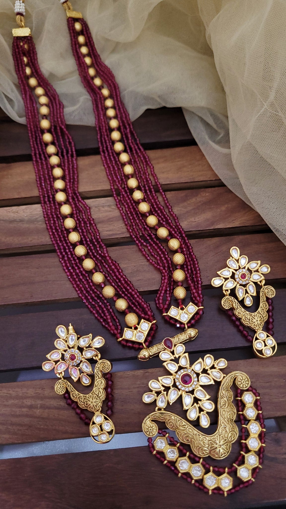 Kundan Long Set