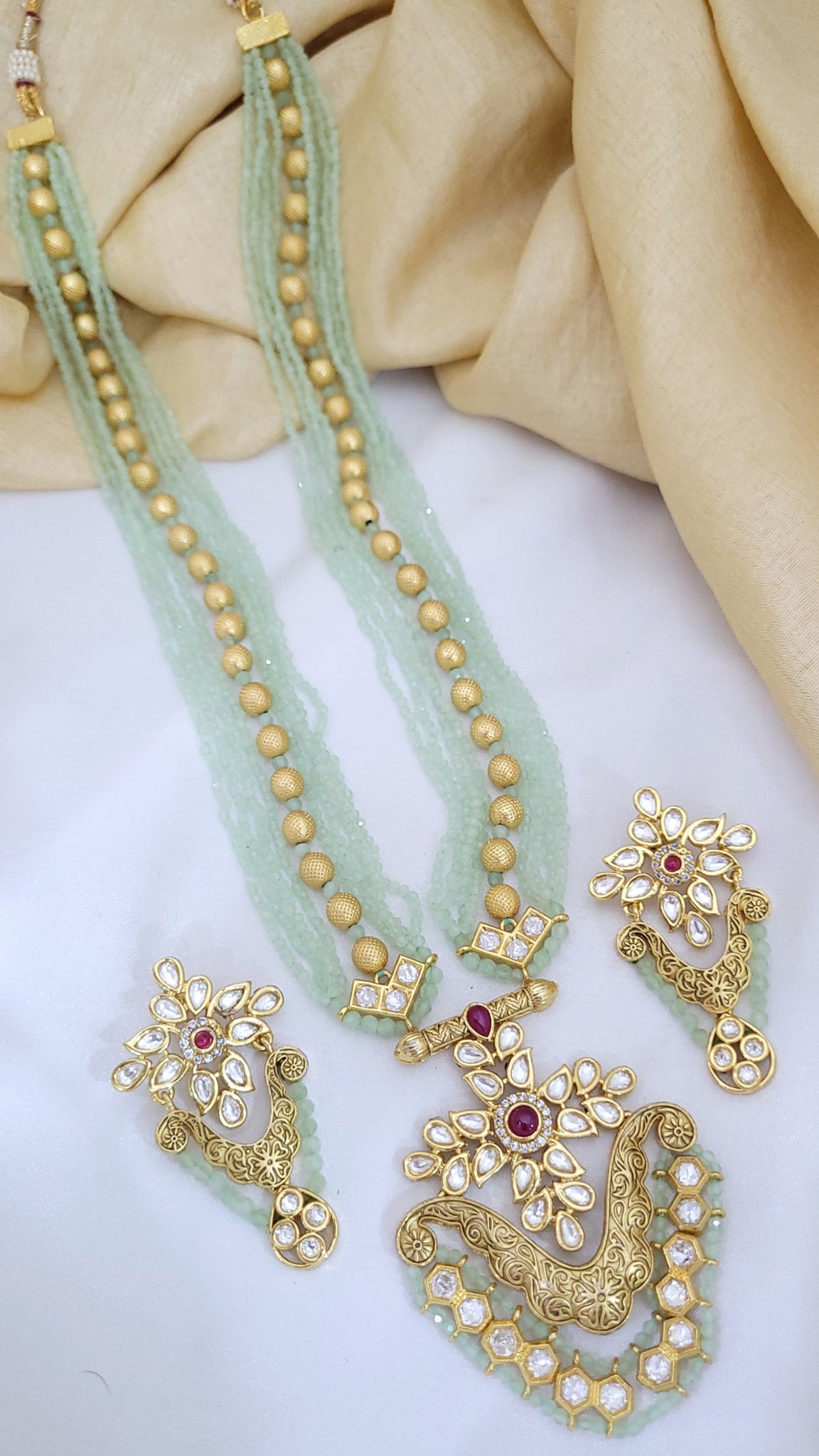 Kundan Long Set