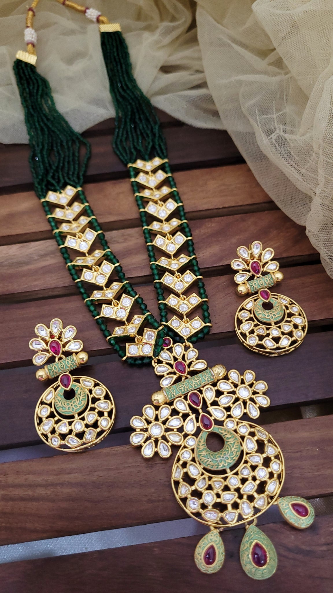 Kundan Long Set