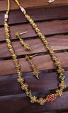 Ruby Green Golden Mala