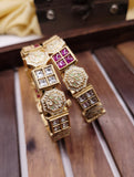 Golden Traditional Bangle 2 pc set