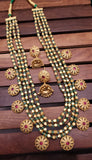 Green Golden Moti Mala