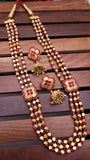 Ruby Golden Long mala