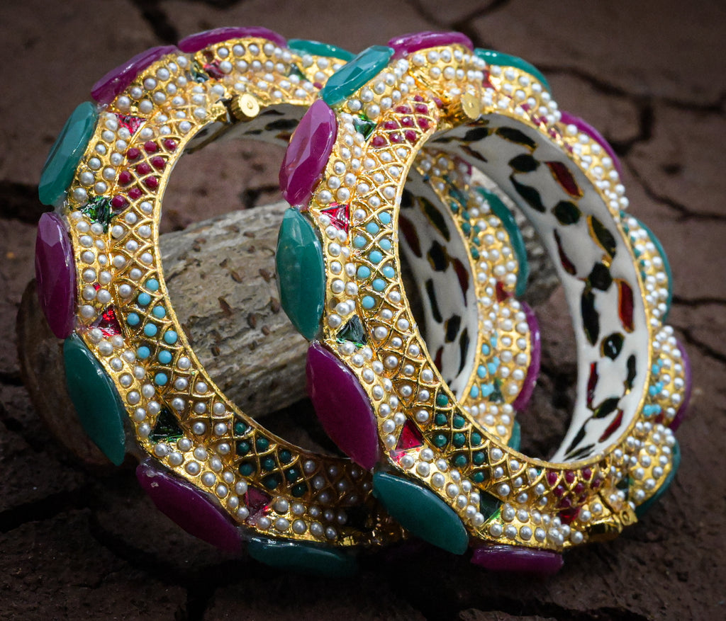 Meenakari Nav Grah Bangle