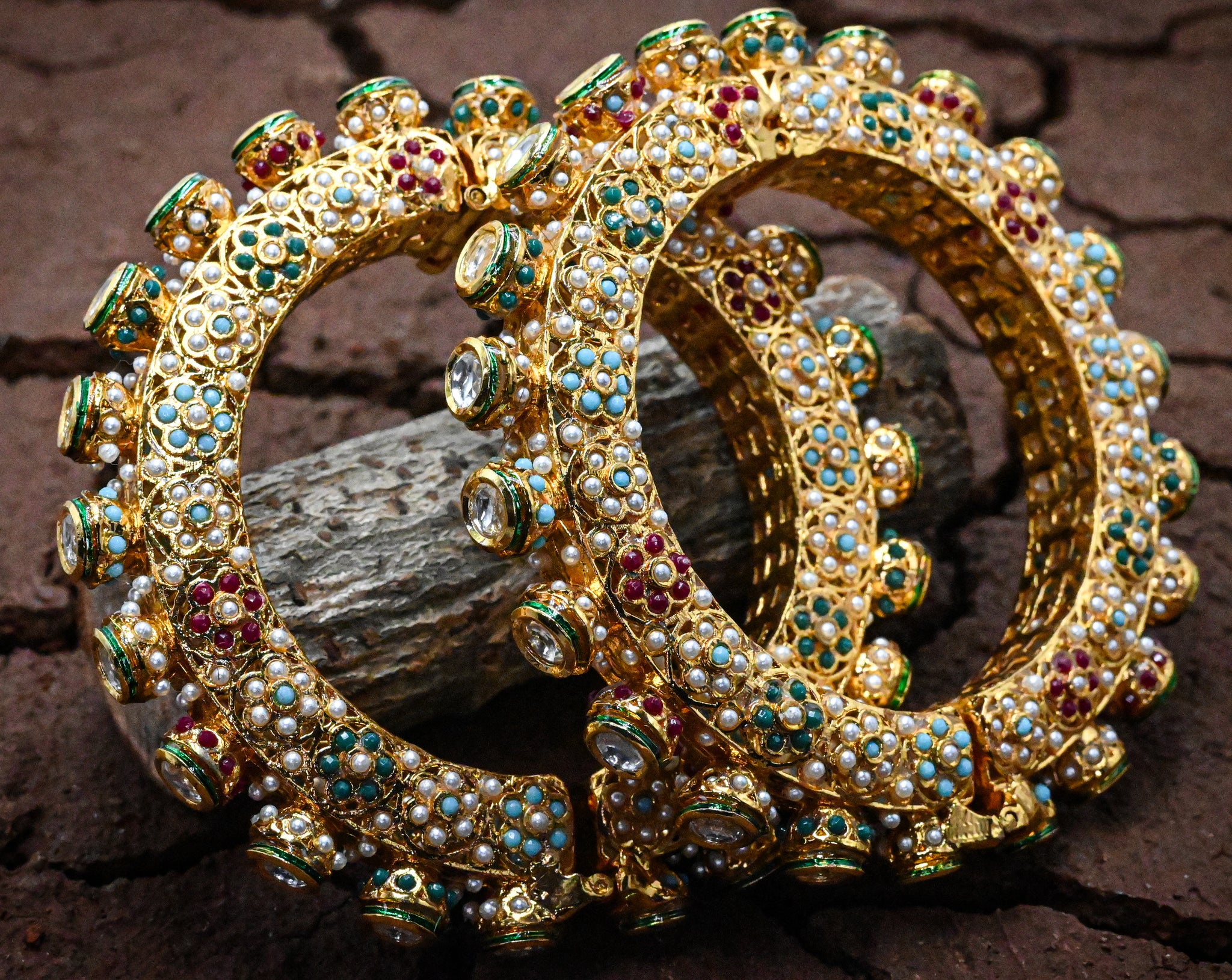 Meenakari Nav Grah Bangle