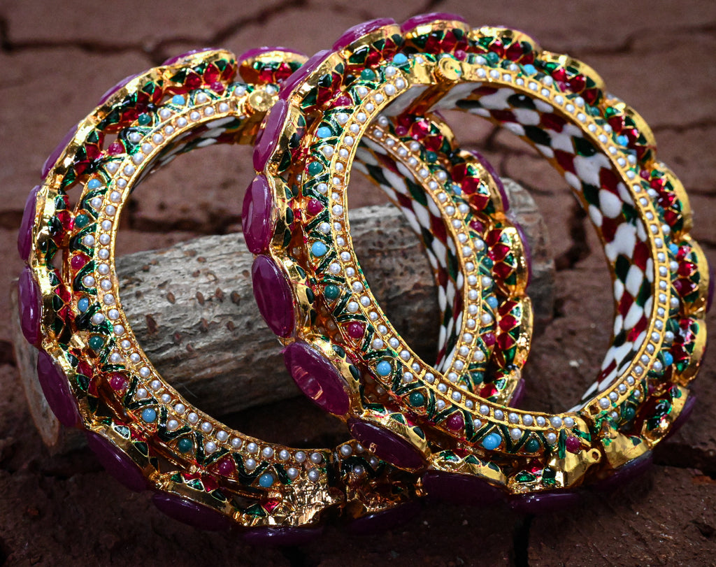 Meenakari Nav Grah Bangle