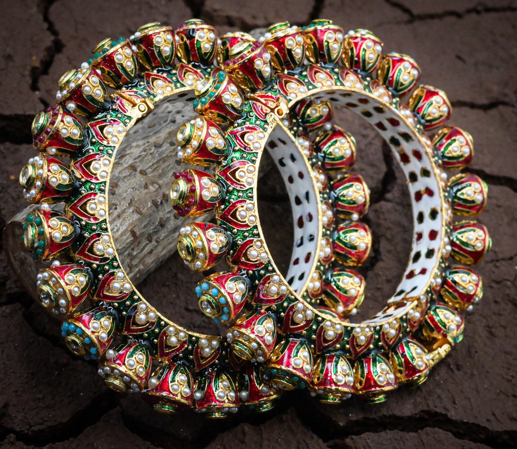 Meenakari Nav Grah Bangle