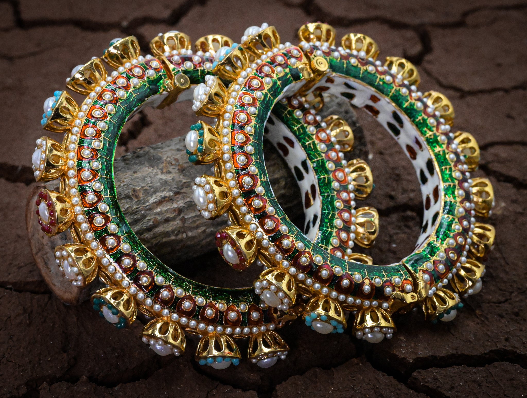 Meenakari Nav Grah Bangle