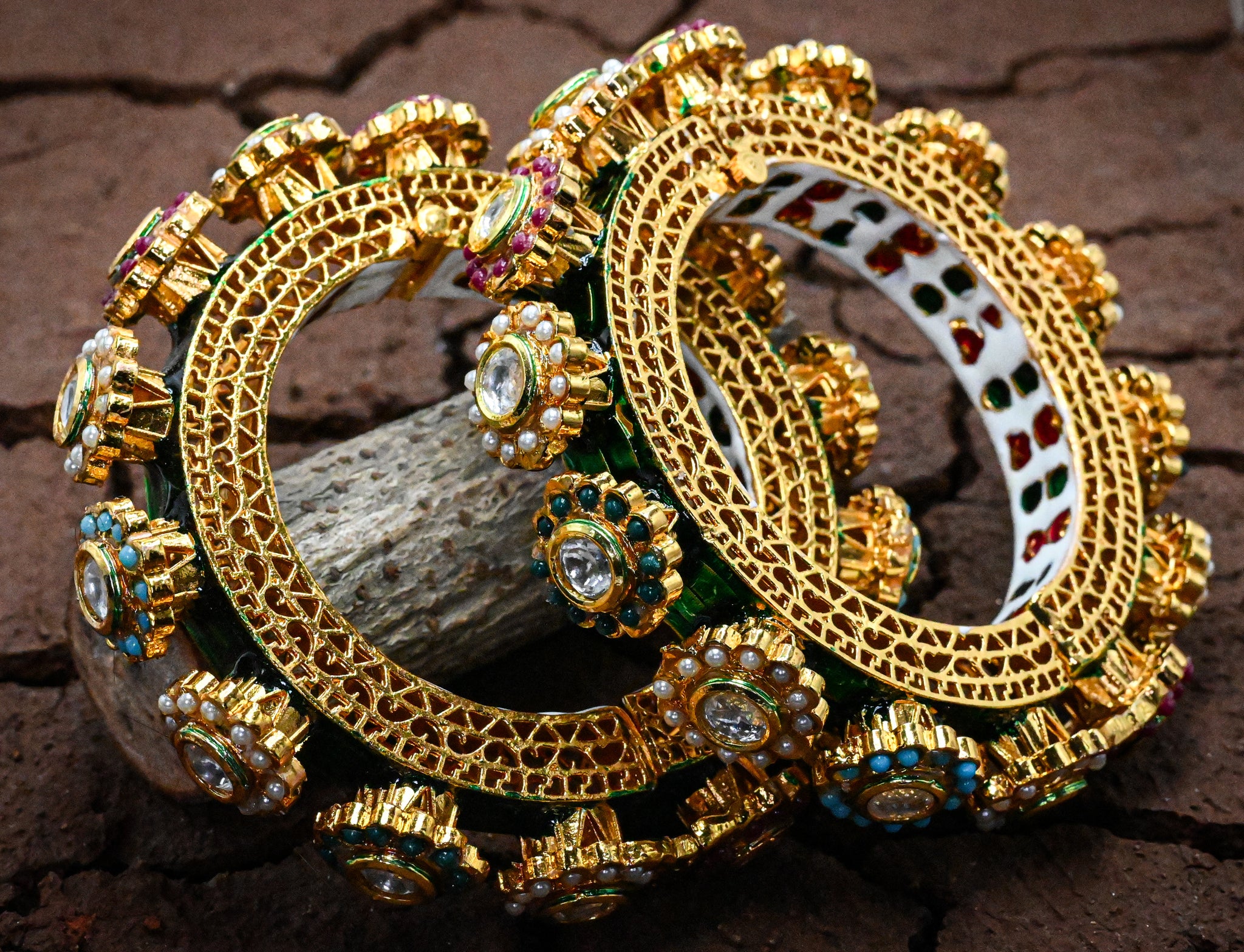 Meenakari Nav Grah Bangle