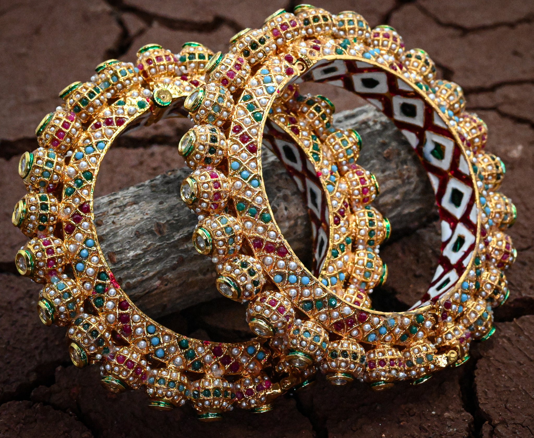 Meenakari Nav Grah Bangle