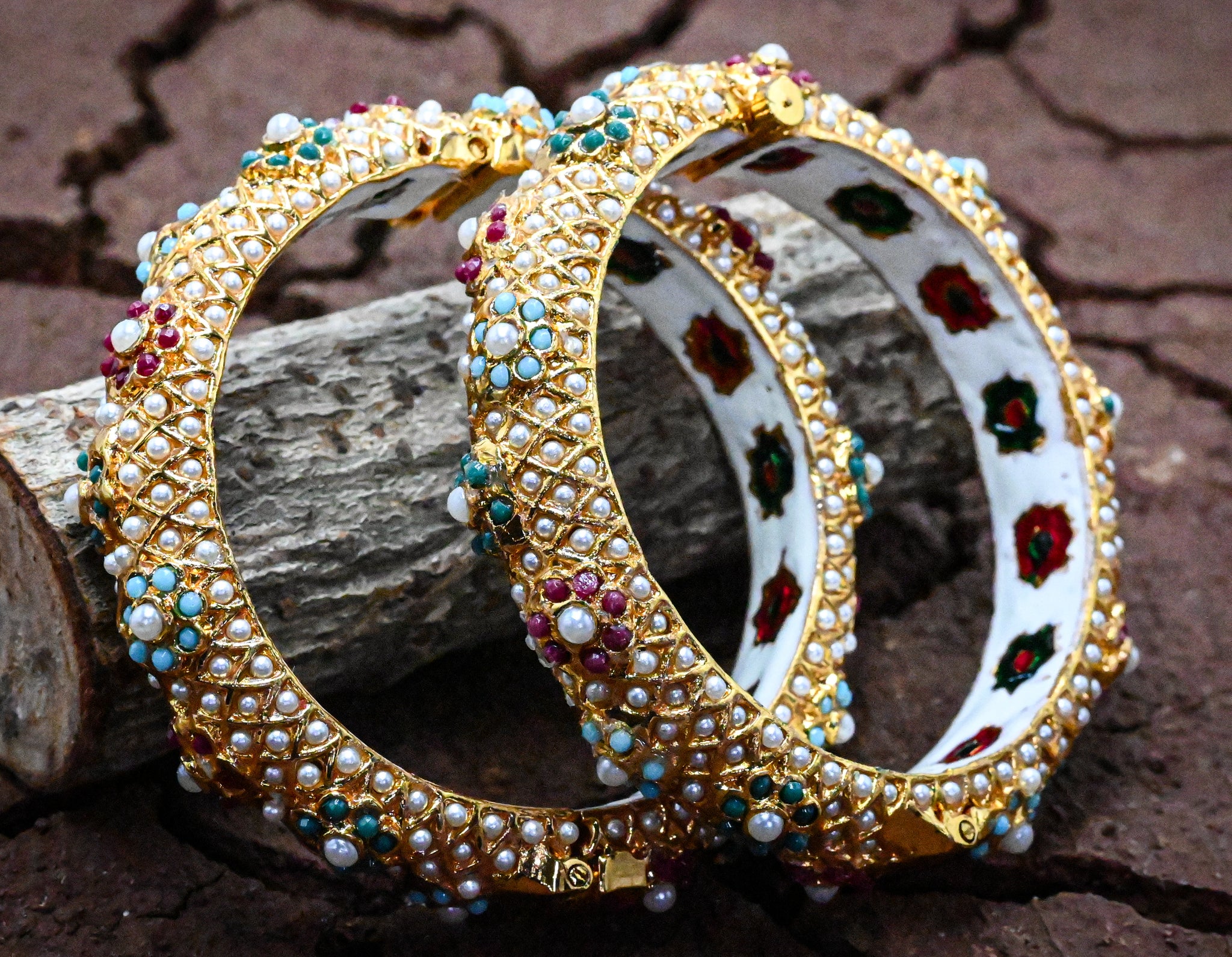 Meenakari Nav Grah Bangle