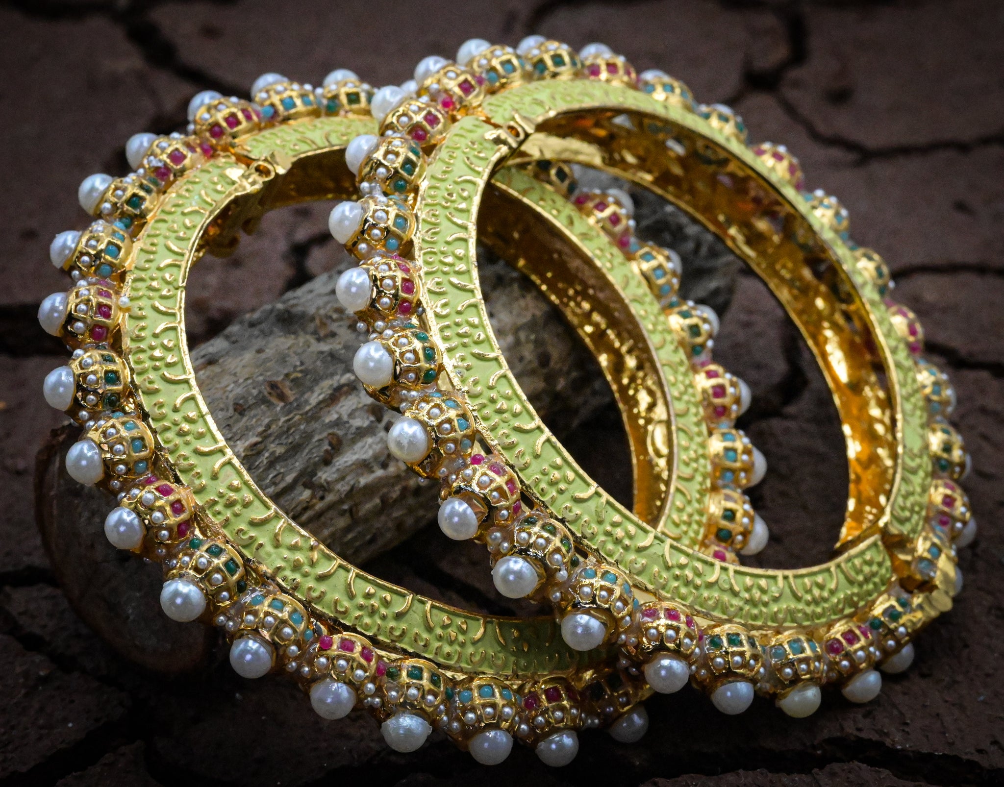 Meenakari Nav Grah Bangle