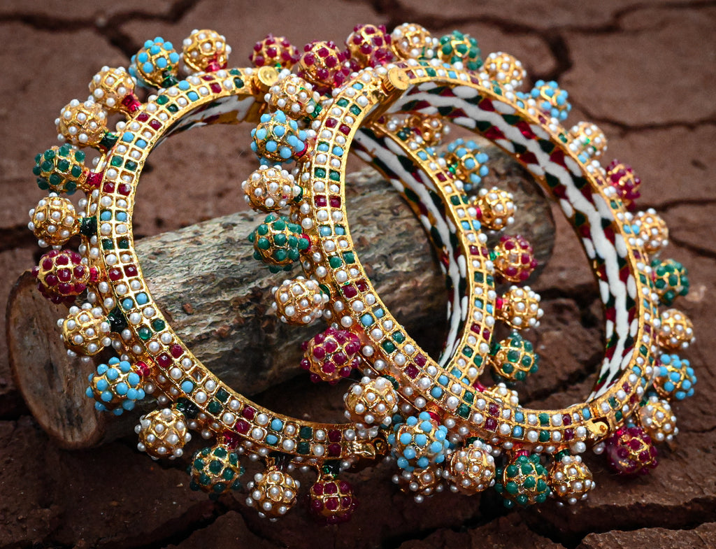 Meenakari Nav Grah Bangle