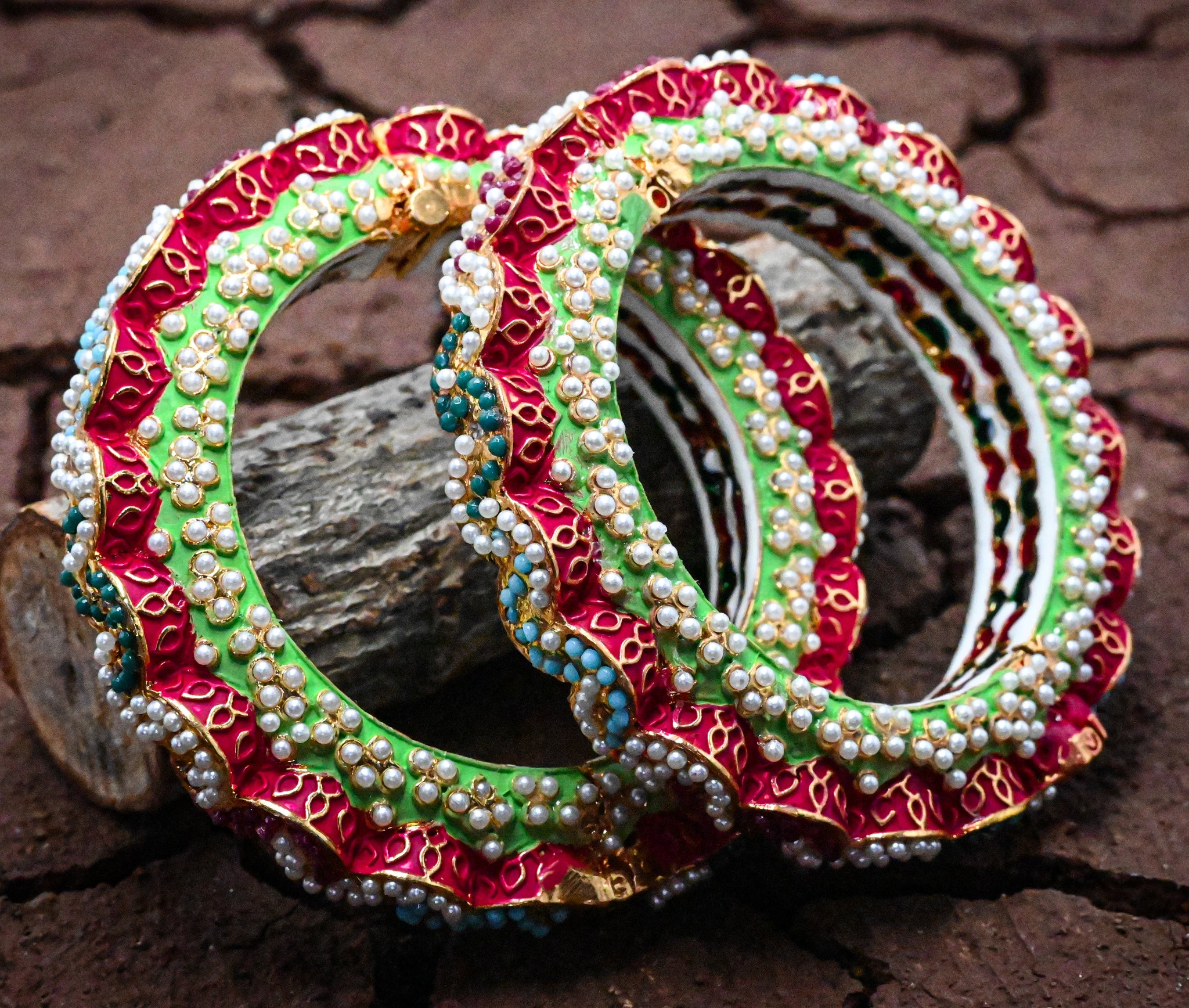 Multi Meenakari Bangle