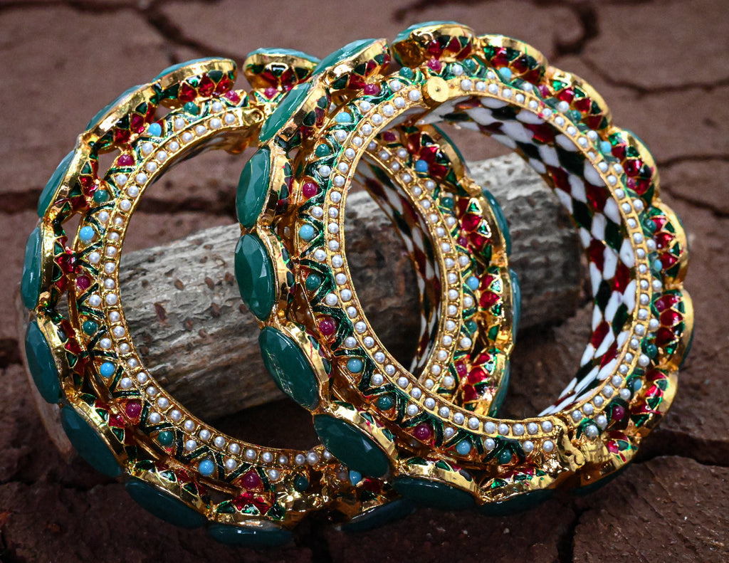 Meenakari Nav Grah Bangle