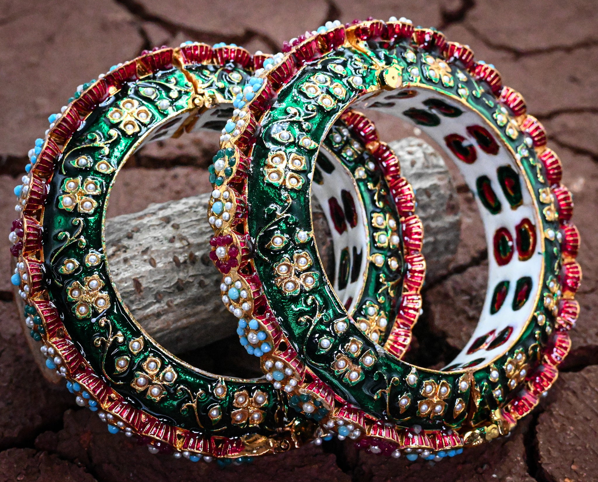 Meenakari Nav Grah Bangle