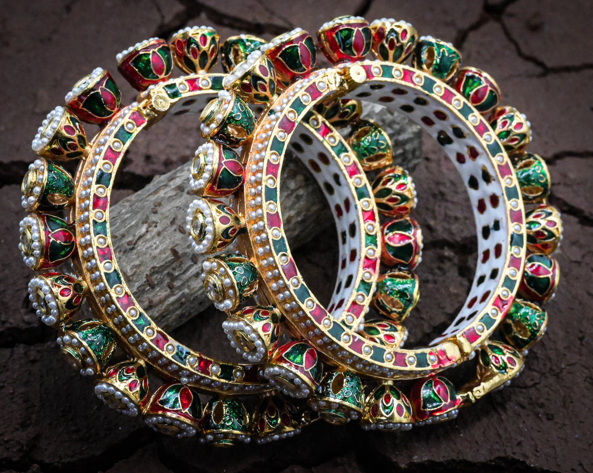 Meenakari Nav Grah Bangle