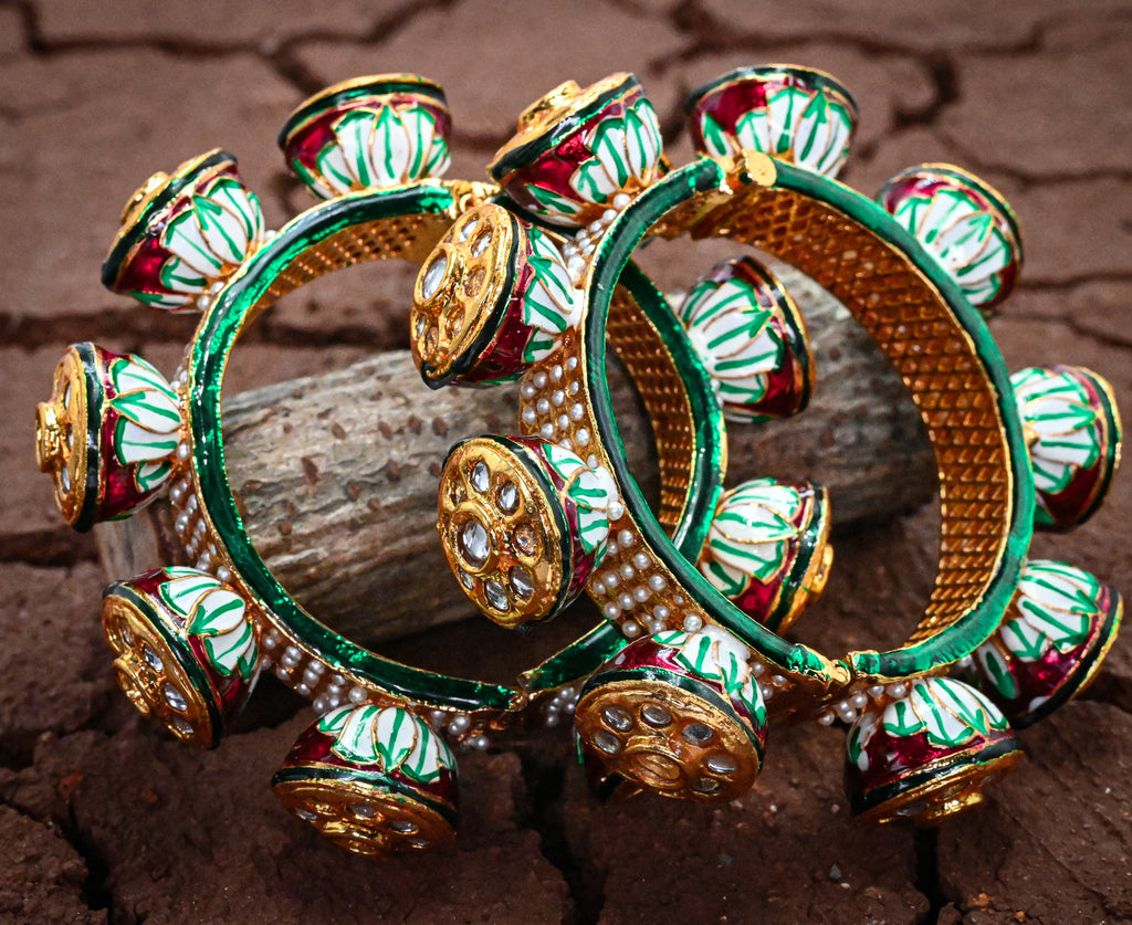 Meenakari Nav Grah Bangle